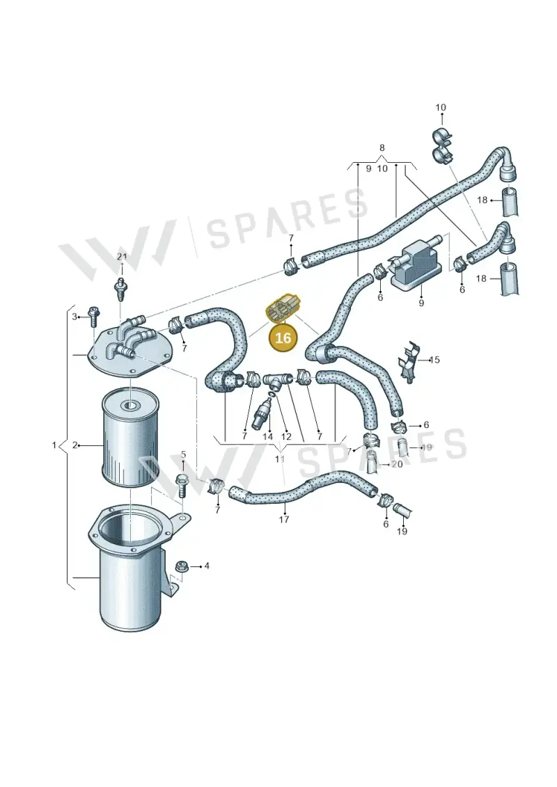 N10770401 Volkswagen Spacer Ring