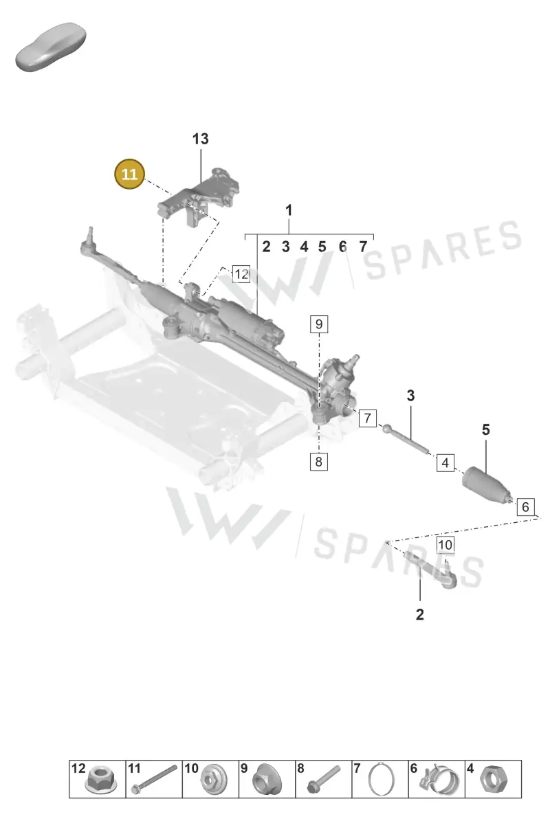 N10782201 Volkswagen Hexagon Bolt