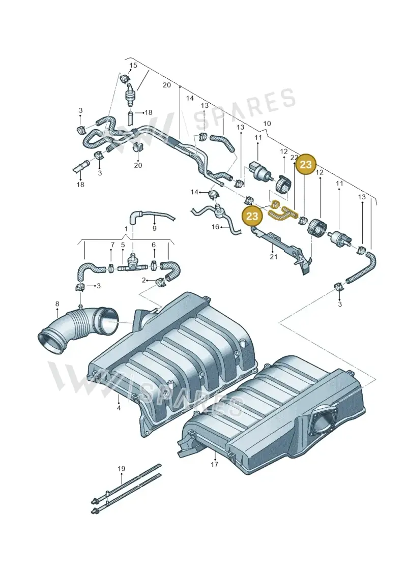 N10828701 Volkswagen Spring Band Clamping