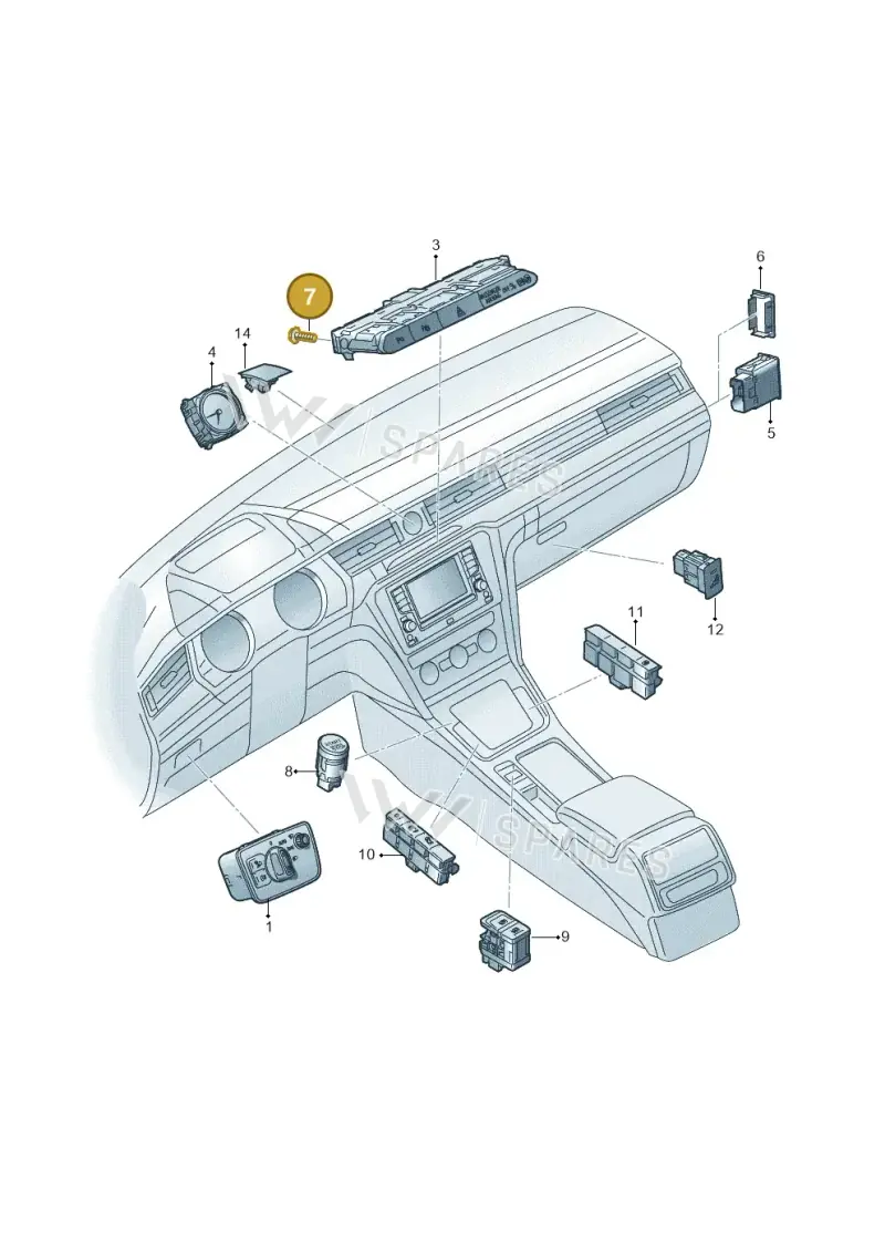 N10845601 Volkswagen Countersunk Bolt