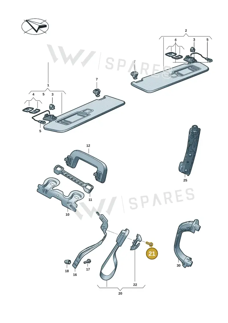 N10873001 Volkswagen Countersunk Bolt