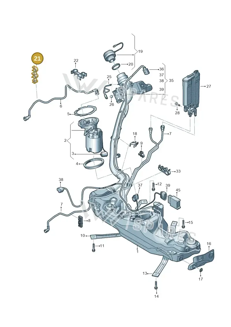N10899901 Volkswagen Combination Holder