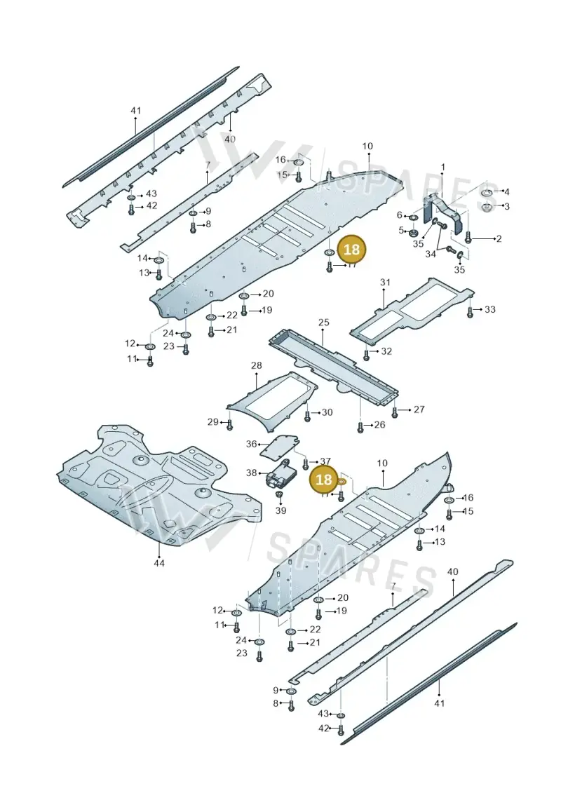 N90107608 Volkswagen Washer