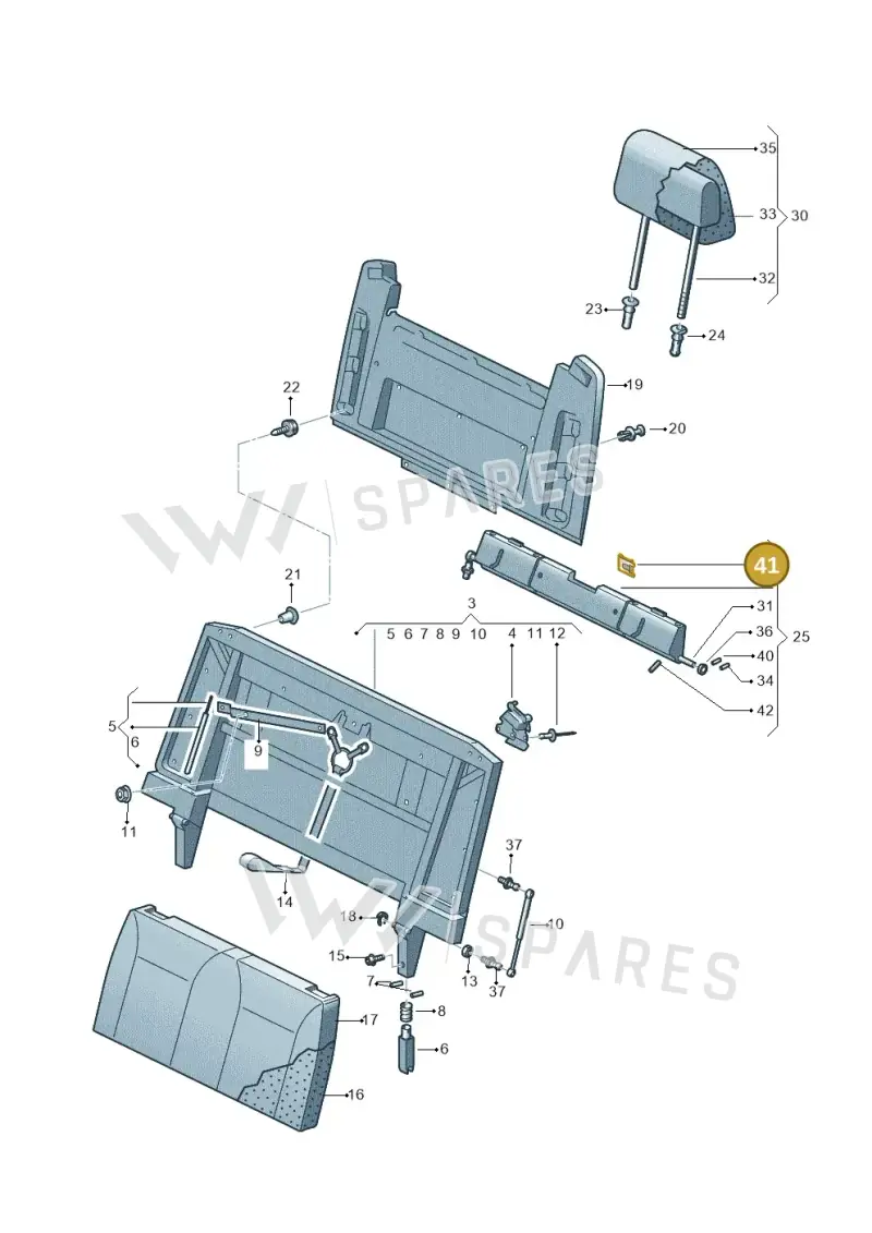 N90254701 Volkswagen Retaining Washer