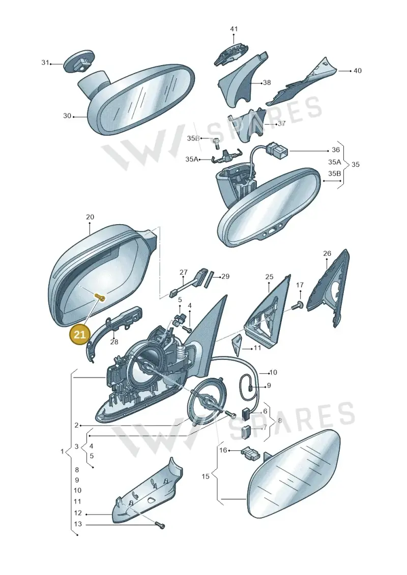 N90353902 Volkswagen Oval Head Countersunk Bolt