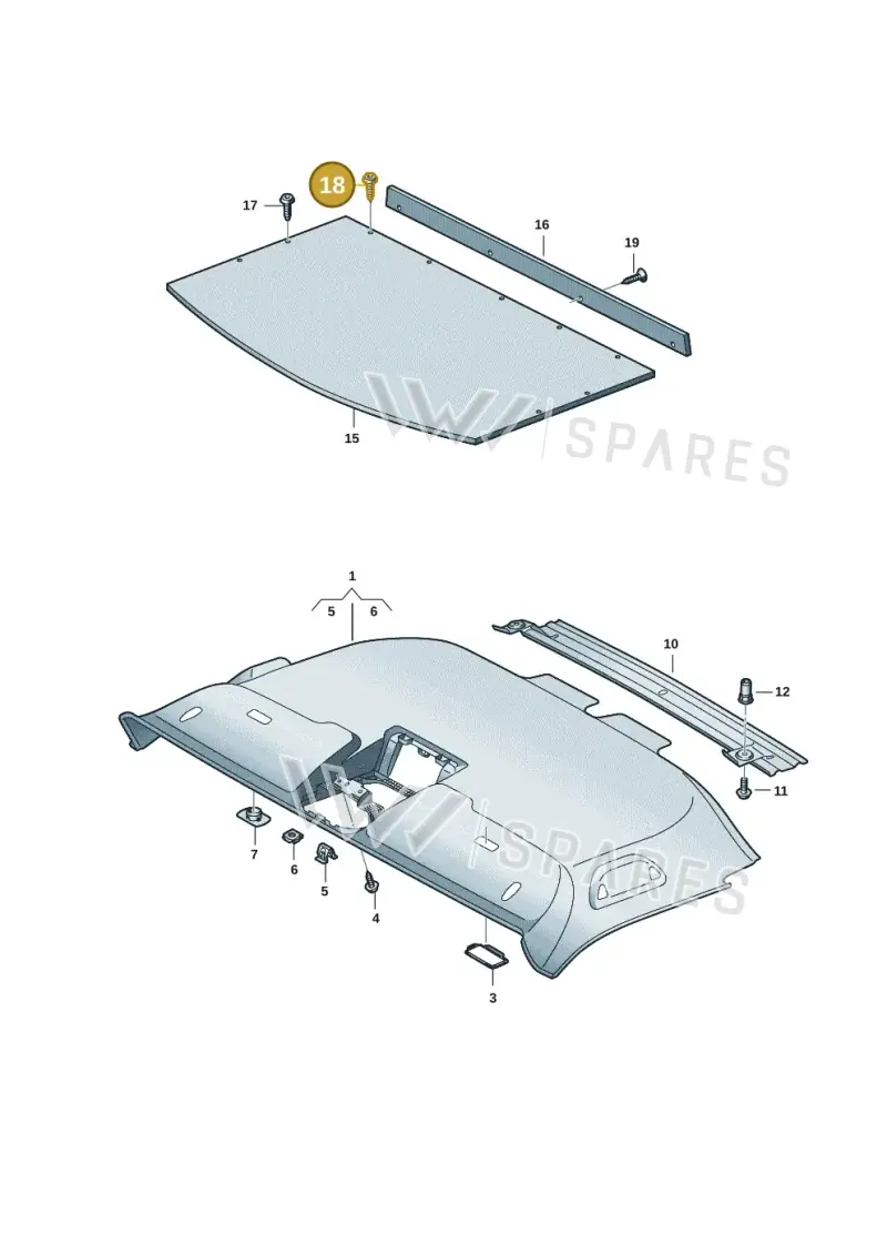 N90416202 Volkswagen Panel Screw