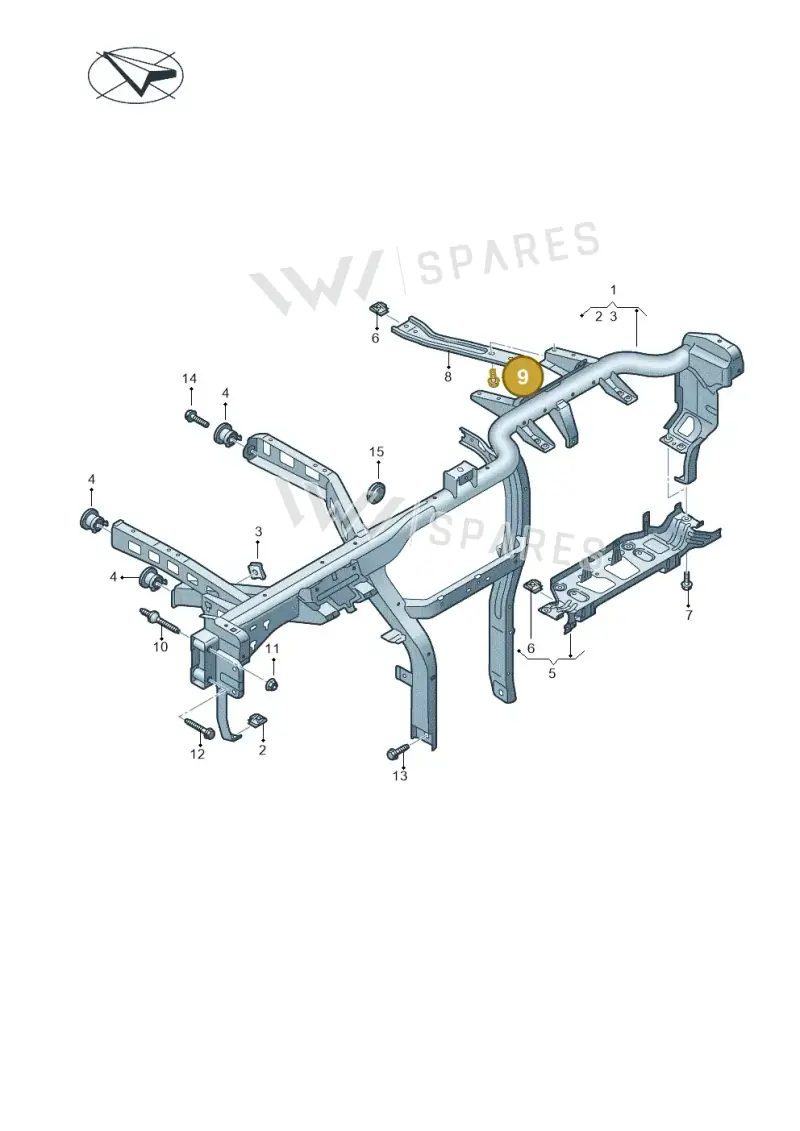 N90457003 Volkswagen Hexagon Head Bolt (Combi)
