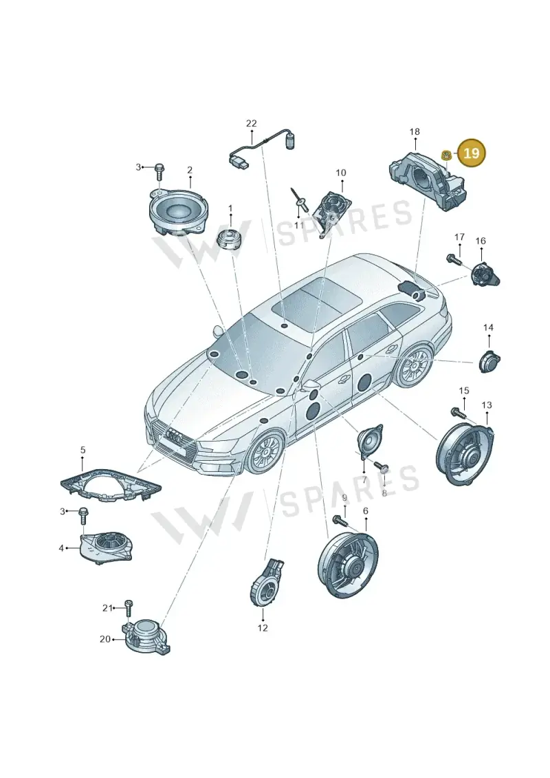 N90486102 Volkswagen Hexagon Nut with Washer