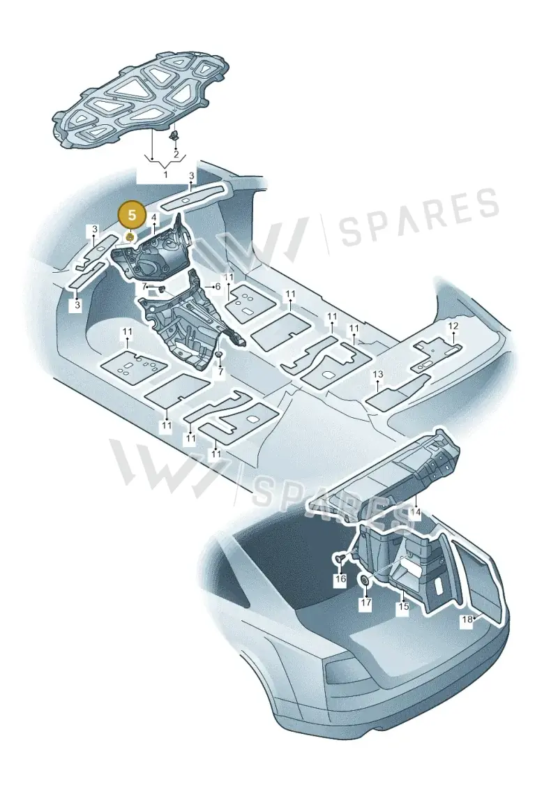 N90641901 Volkswagen Hexagon Nut