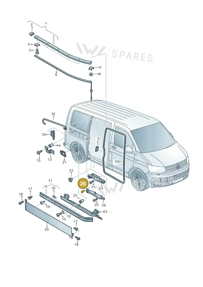 N90644805 Volkswagen Oval Hexagon Socket Head Bolt