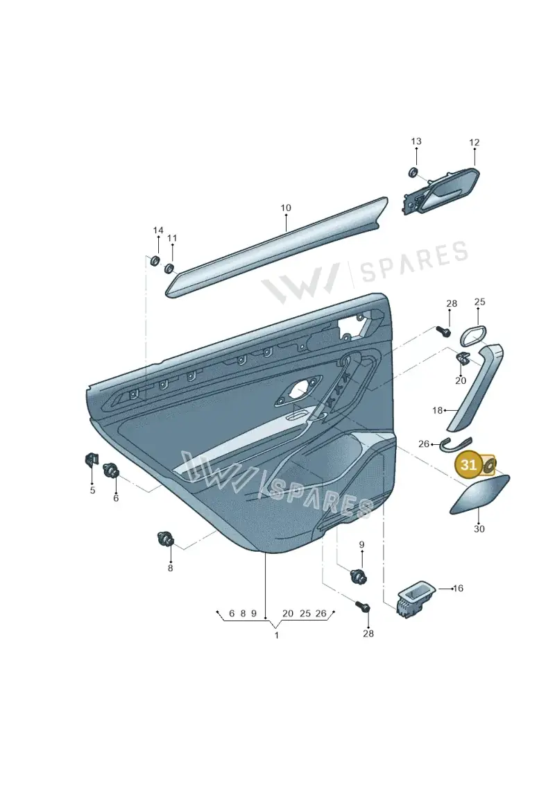 N90687802 Volkswagen Clamping Washer