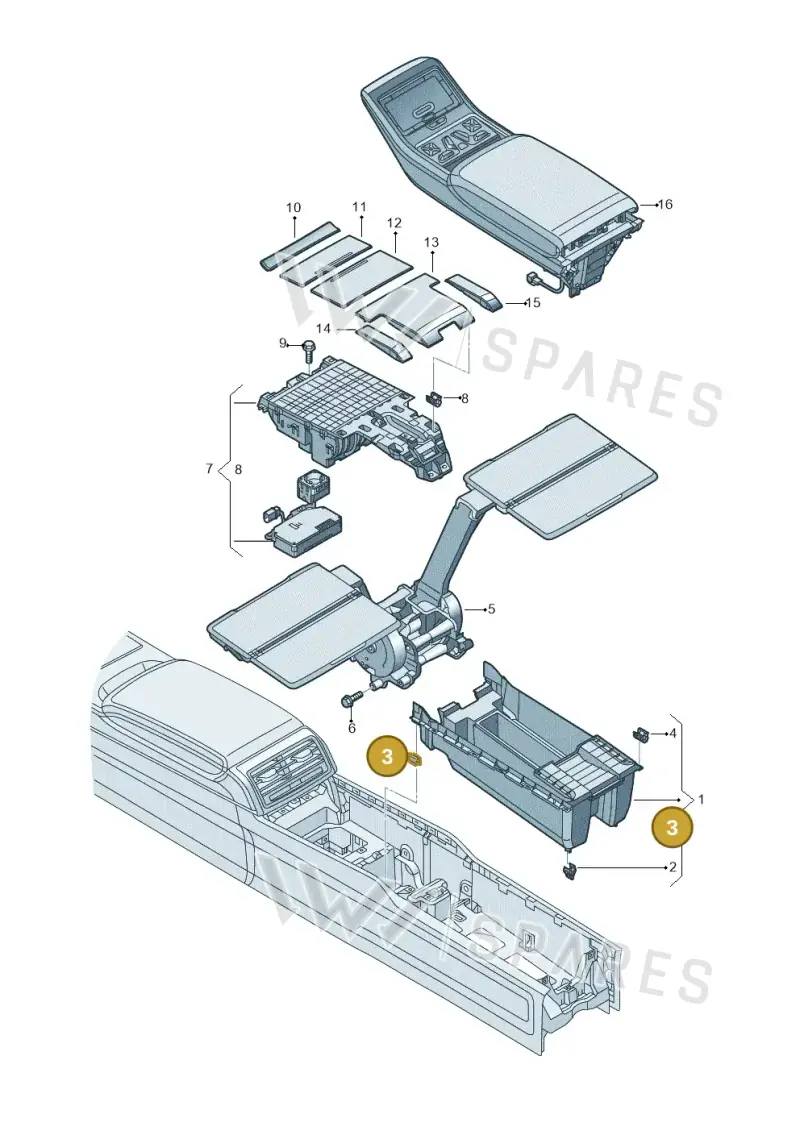 N90731301 Volkswagen Clip U-Shaped