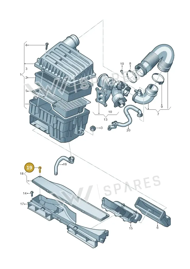 N90763001 Volkswagen Hexagon Socket Head Panel Bolt