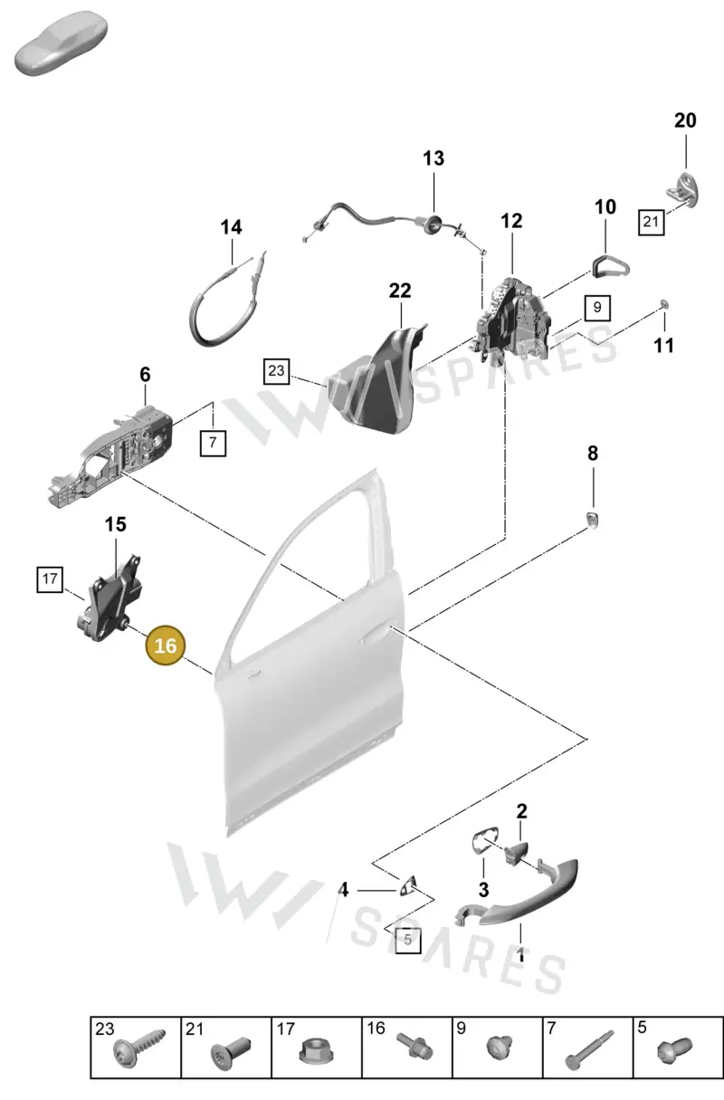 N90812702 Volkswagen Blind Rivet Stud