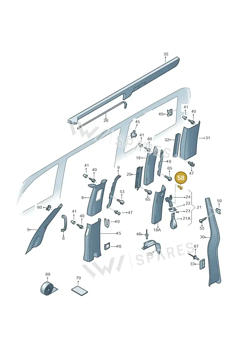 N90816402 Volkswagen Panel Screw