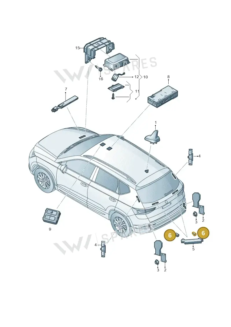 N90830101 Volkswagen Rivetted Cap Nut