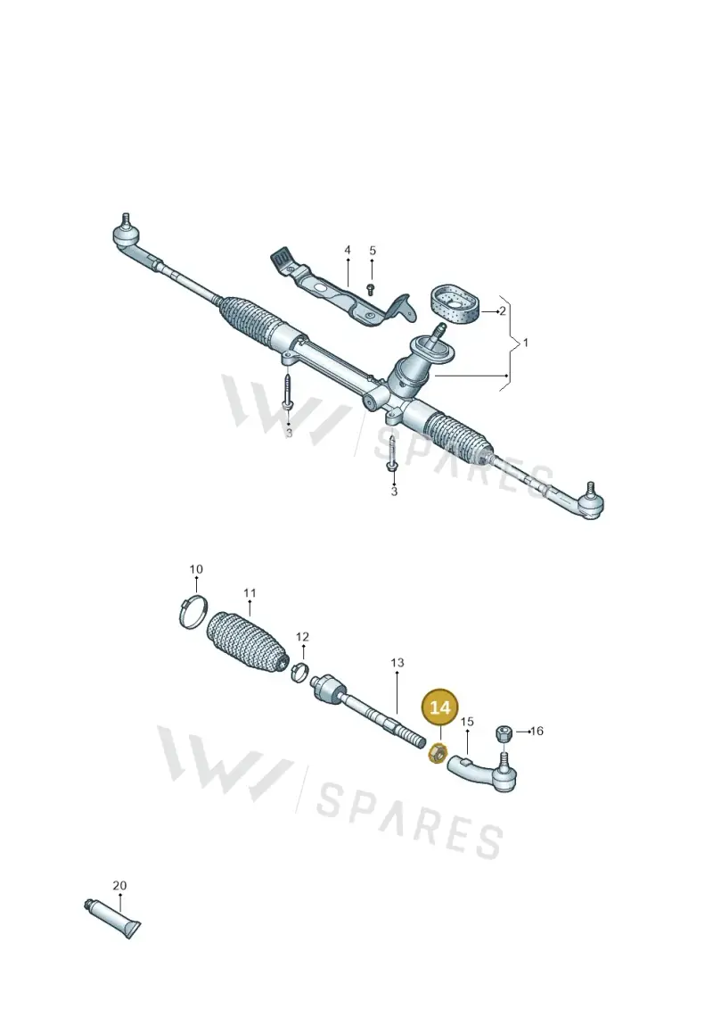 N90954503 Volkswagen Hexagon Nut
