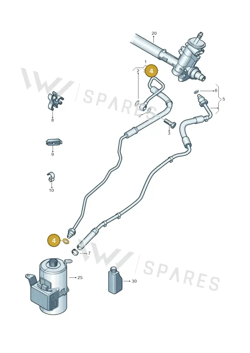 N90954601 Volkswagen O-Ring