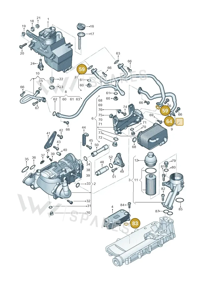 N90958101 Volkswagen O-Ring