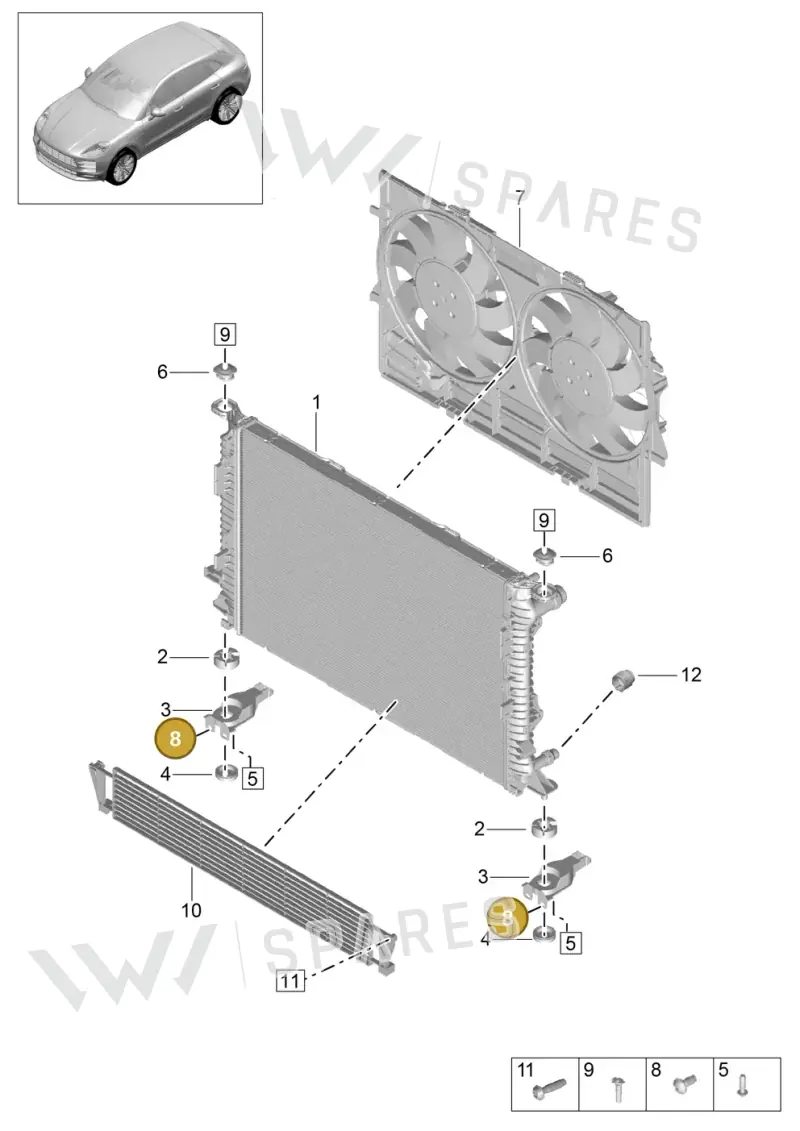 N90967502 Volkswagen Hexagon Socket Head Panel Bolt