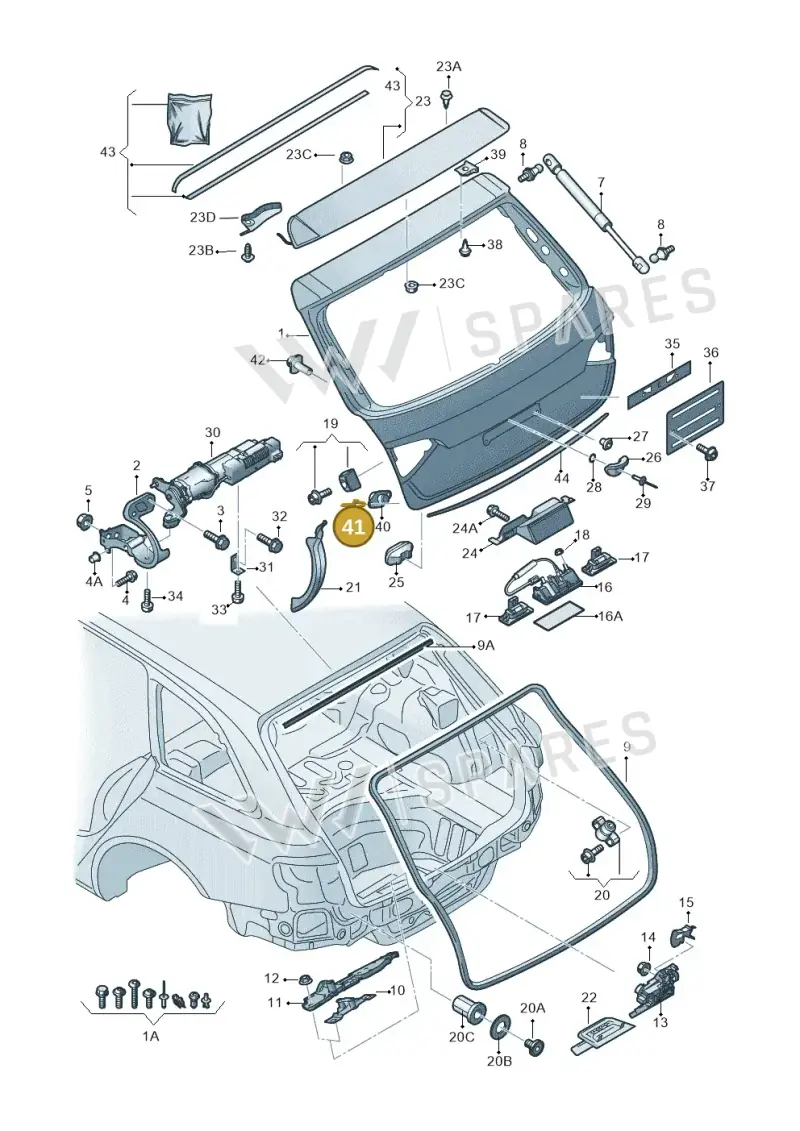 N90976601 Volkswagen Belt Rivet