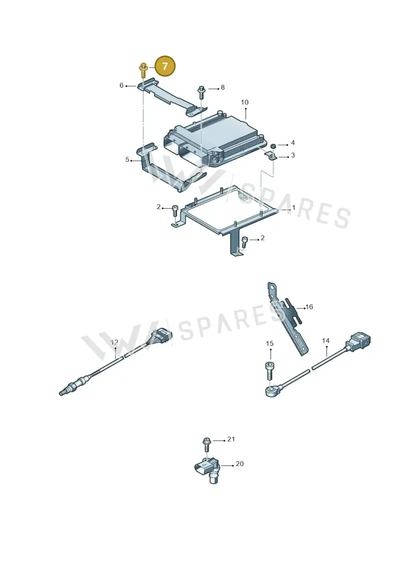 N90980304 Volkswagen Sheer Bolt Self-Locking