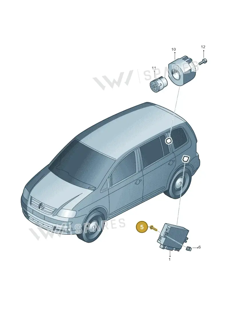 N90986601 Volkswagen Fillister Head Bolt (Combi)