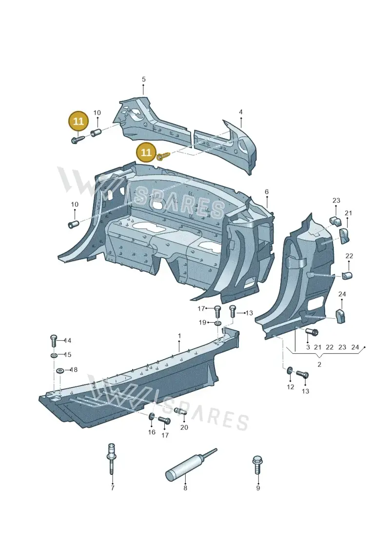 N91007601 Volkswagen Hexagon Head Bolt (Combi)