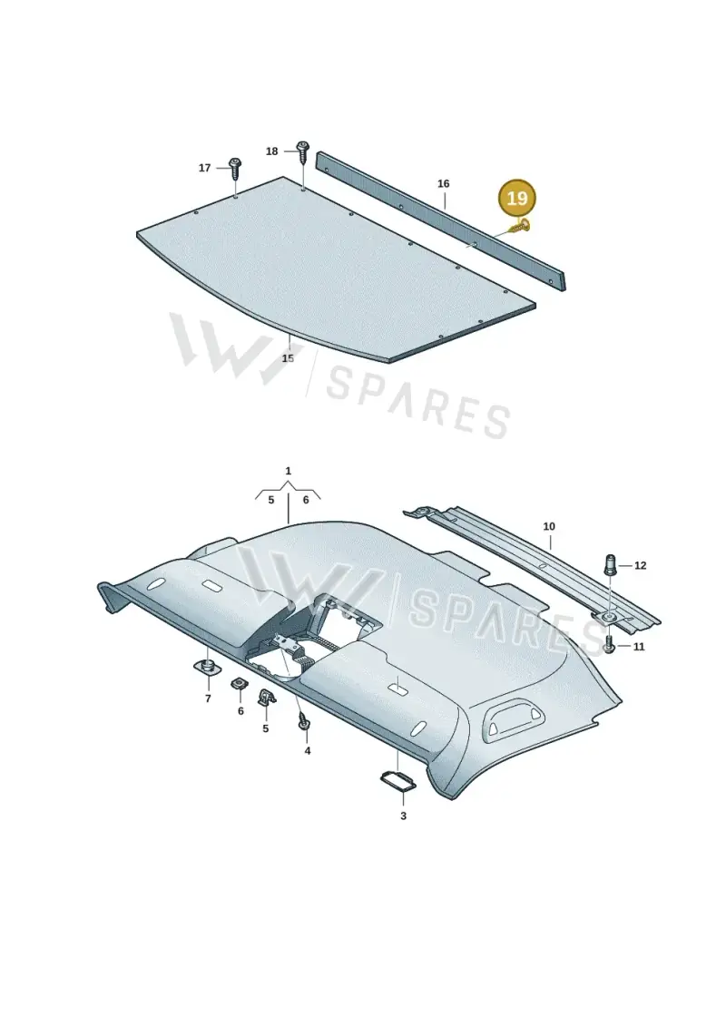 N91061601 Volkswagen Countersunk Wood Screw