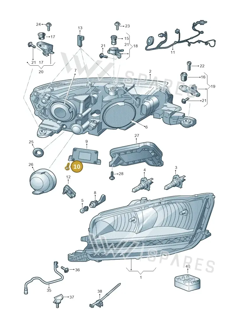 N91122901 Volkswagen Fillister Head Bolt (Combi)