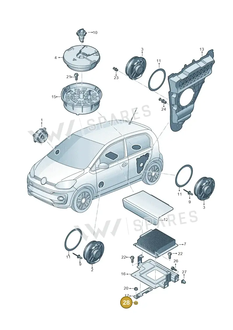 N91152001 Volkswagen Washer