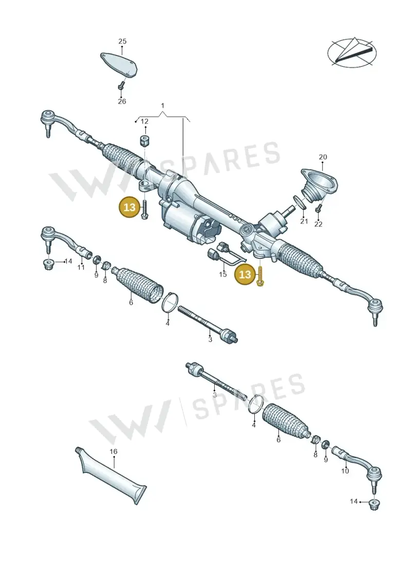 N91153101 Volkswagen Screw