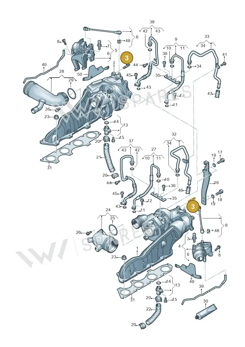 N91153902 Volkswagen Threaded Pin