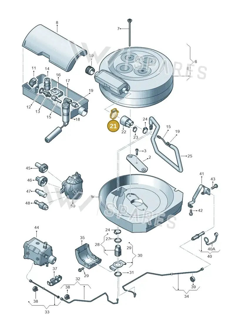 N91186701 Volkswagen Clamping