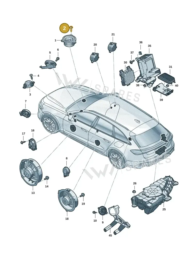 N91193901 Volkswagen Bolt Hexagon Headwith Shoulder (Combi)