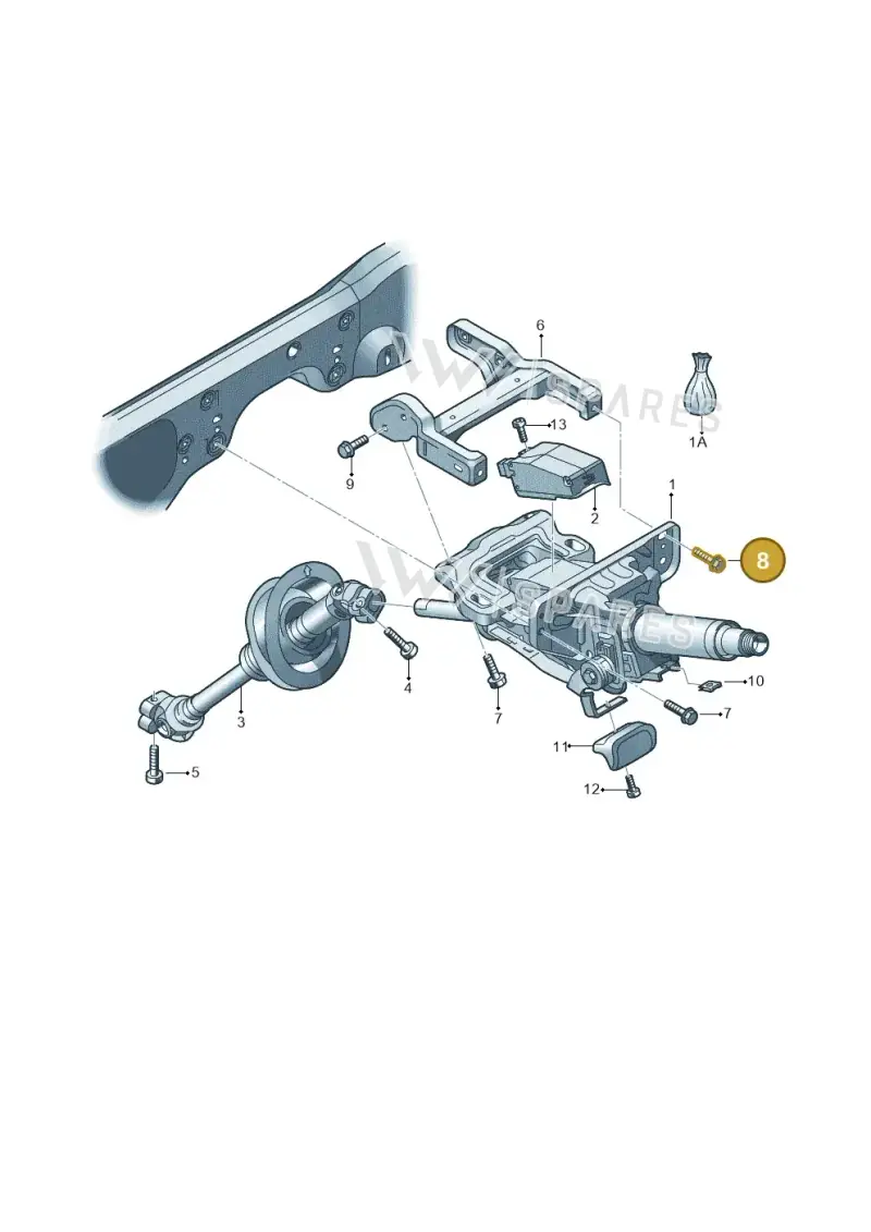 N91209401 Volkswagen Screw with Interior Serrations