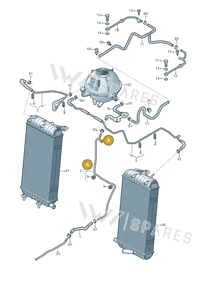 N91223501 Volkswagen Rivetted Cap Nut