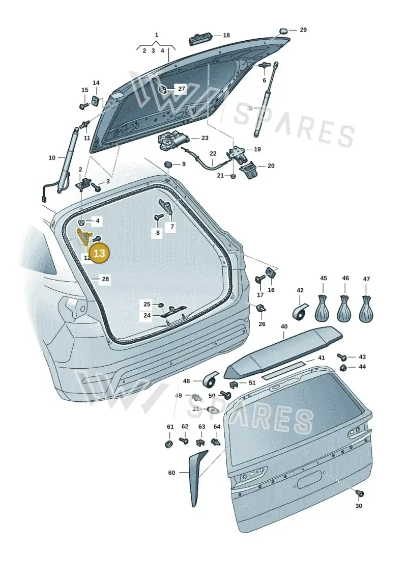 N91301901 Volkswagen Flat Head Multi-Point Socket Bolt