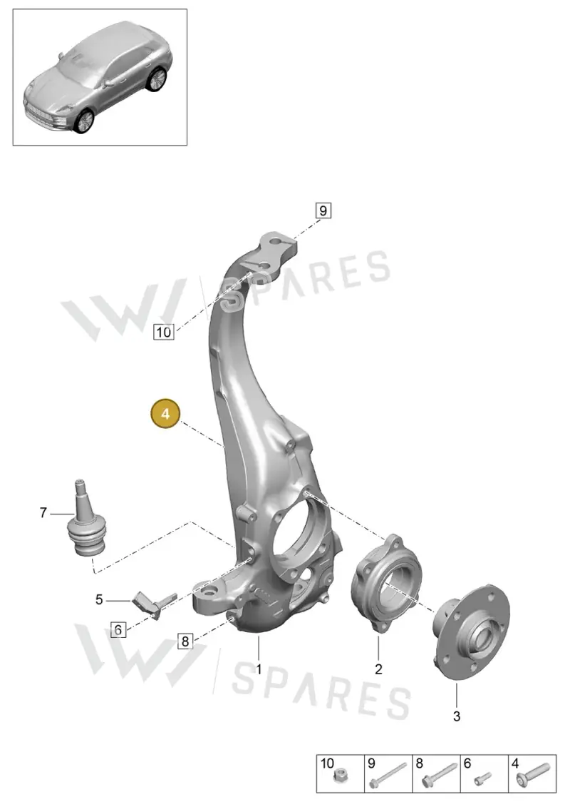 WHT000237B Volkswagen Ball Screw