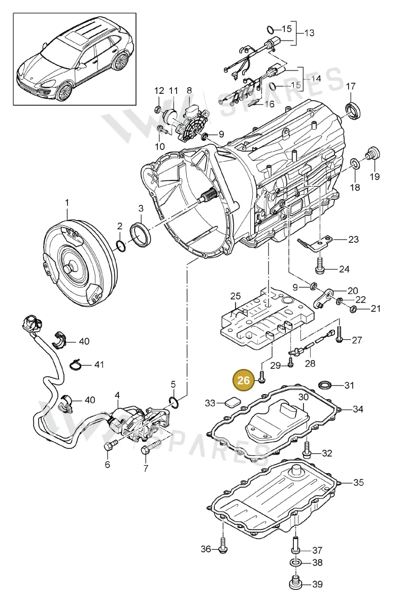 WHT000324 Volkswagen Hexagon Head Bolt (Combi)