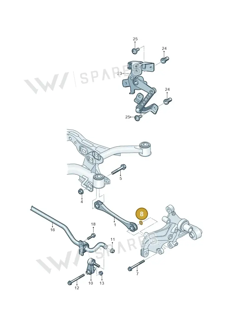 WHT000724C Volkswagen Retaining Washer