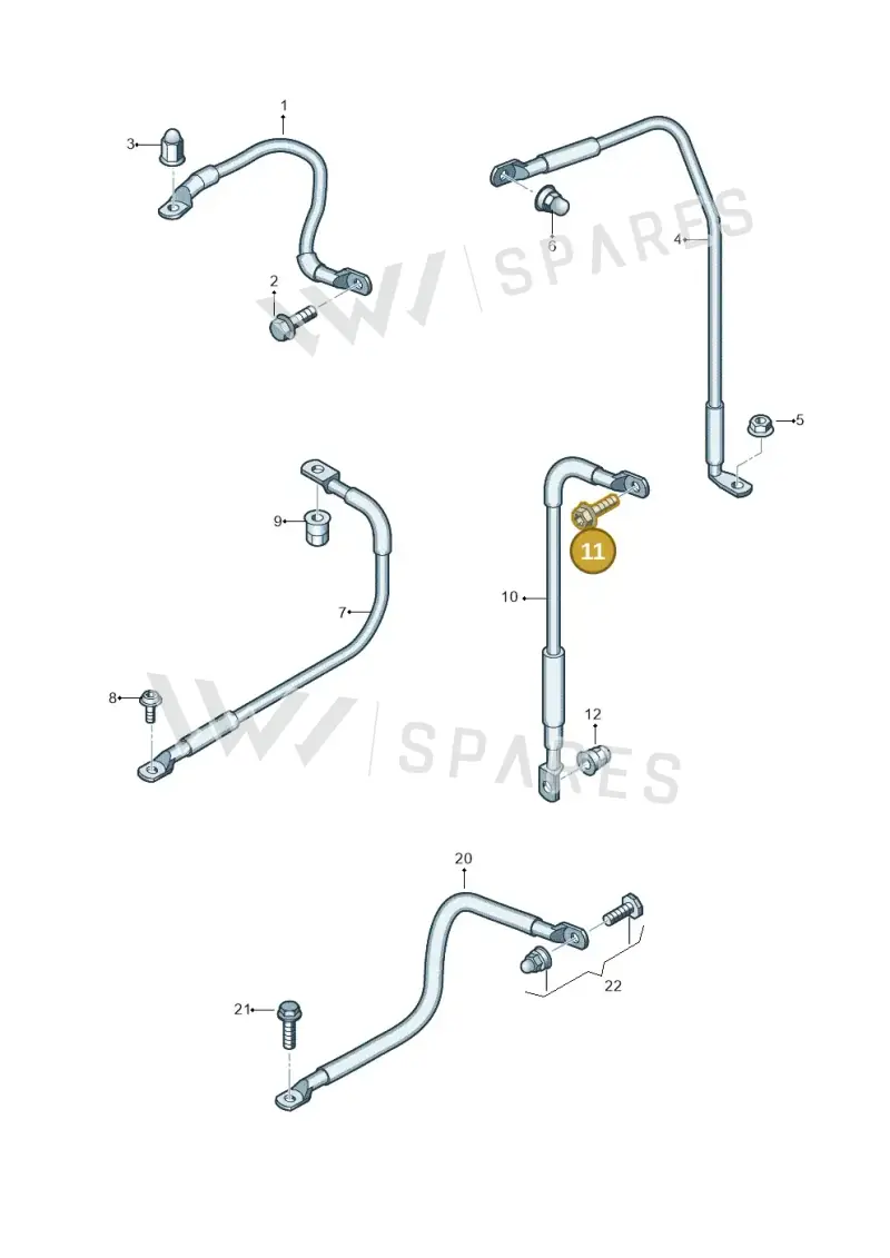 WHT000836 Volkswagen Screw