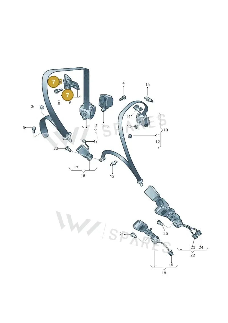 WHT000941 Volkswagen Speed Nut