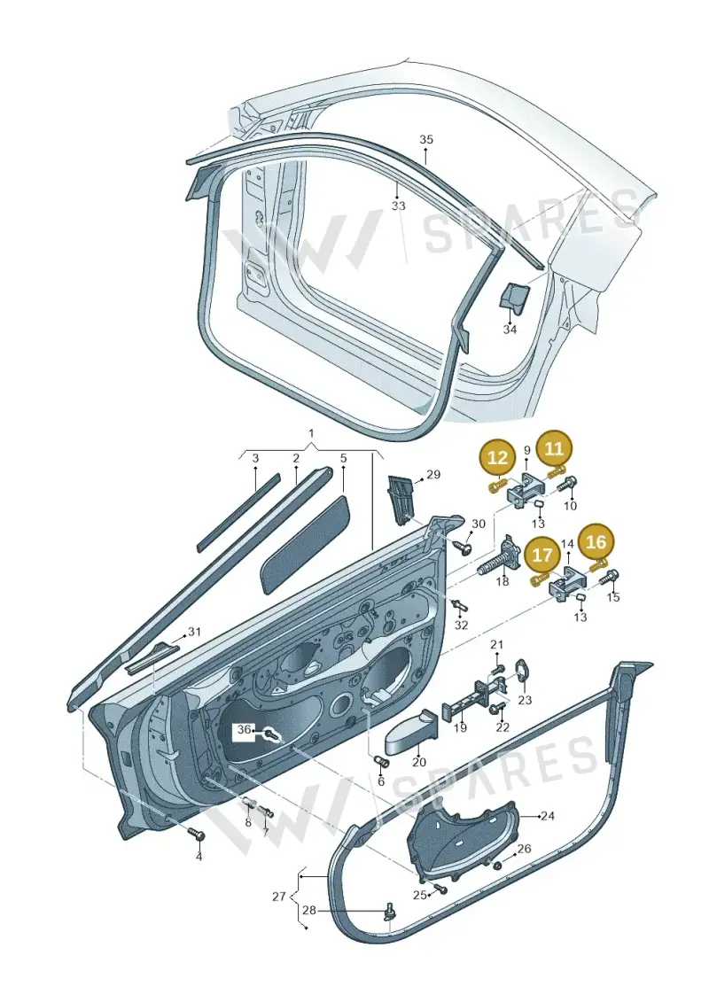 WHT001237A Volkswagen Hexagon Socket Head Bolt