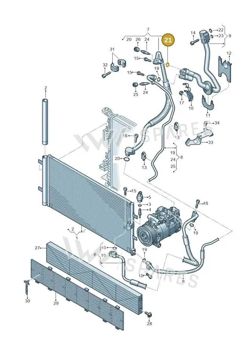 WHT001247A Volkswagen Seal Ring