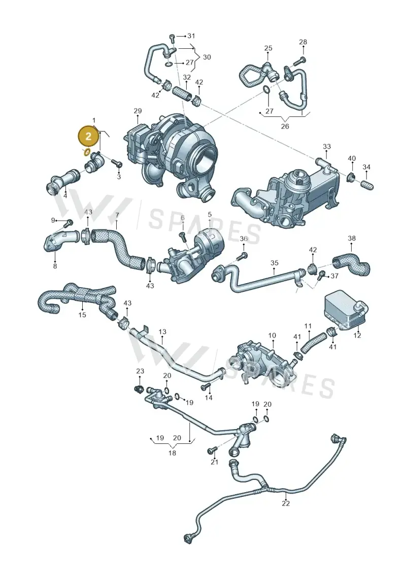 WHT001688D Volkswagen O-Ring