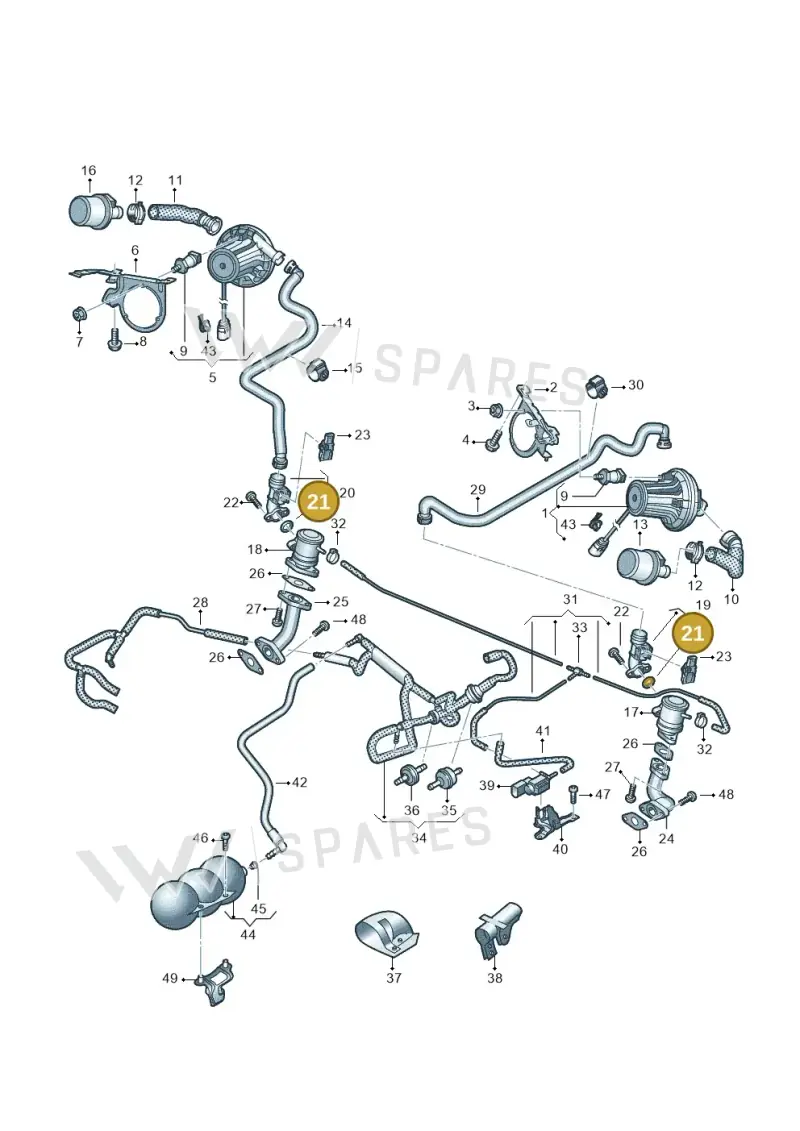 WHT001825A Volkswagen O-Ring