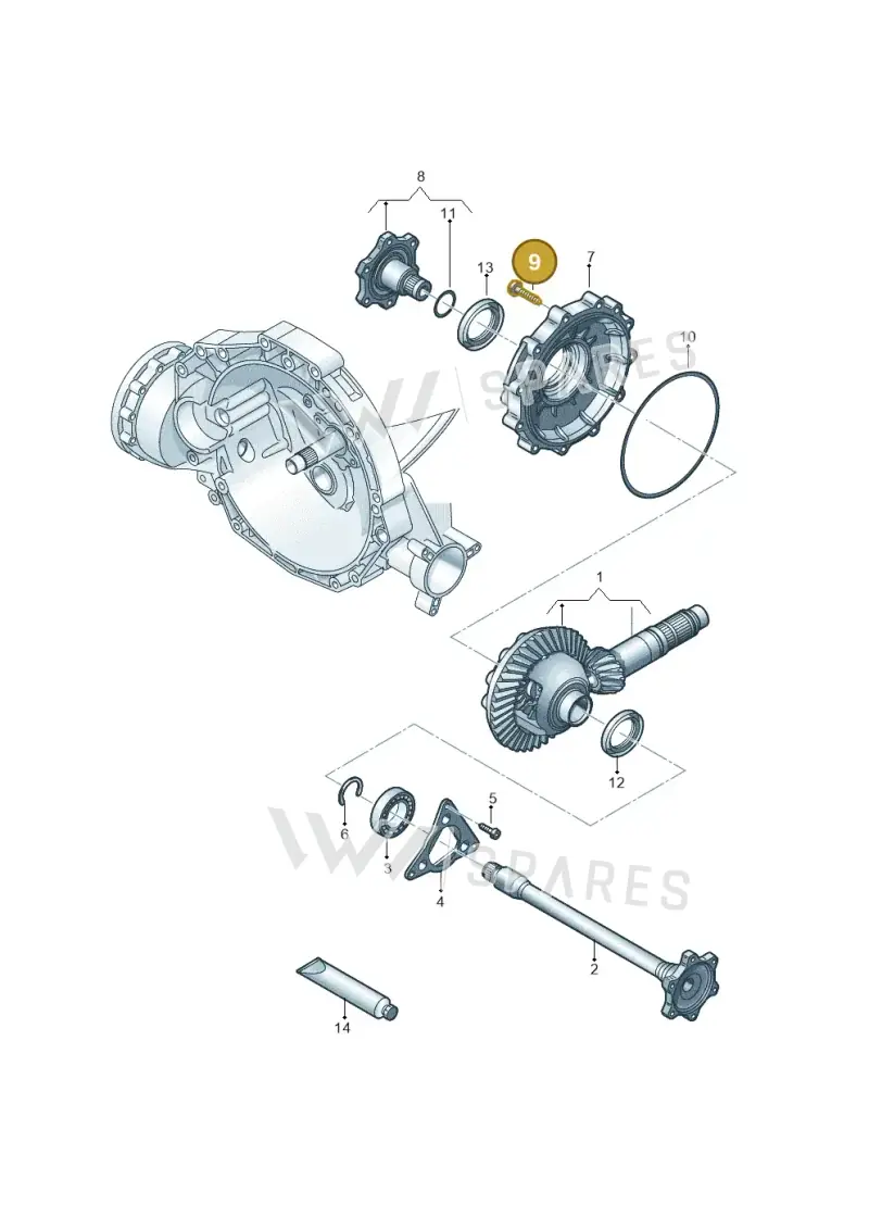 WHT002079A Volkswagen Oval Hexagon Socket Head Bolt