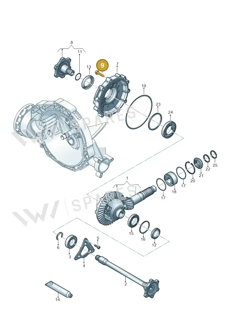 WHT002079 Volkswagen Oval Hexagon Socket Head Bolt