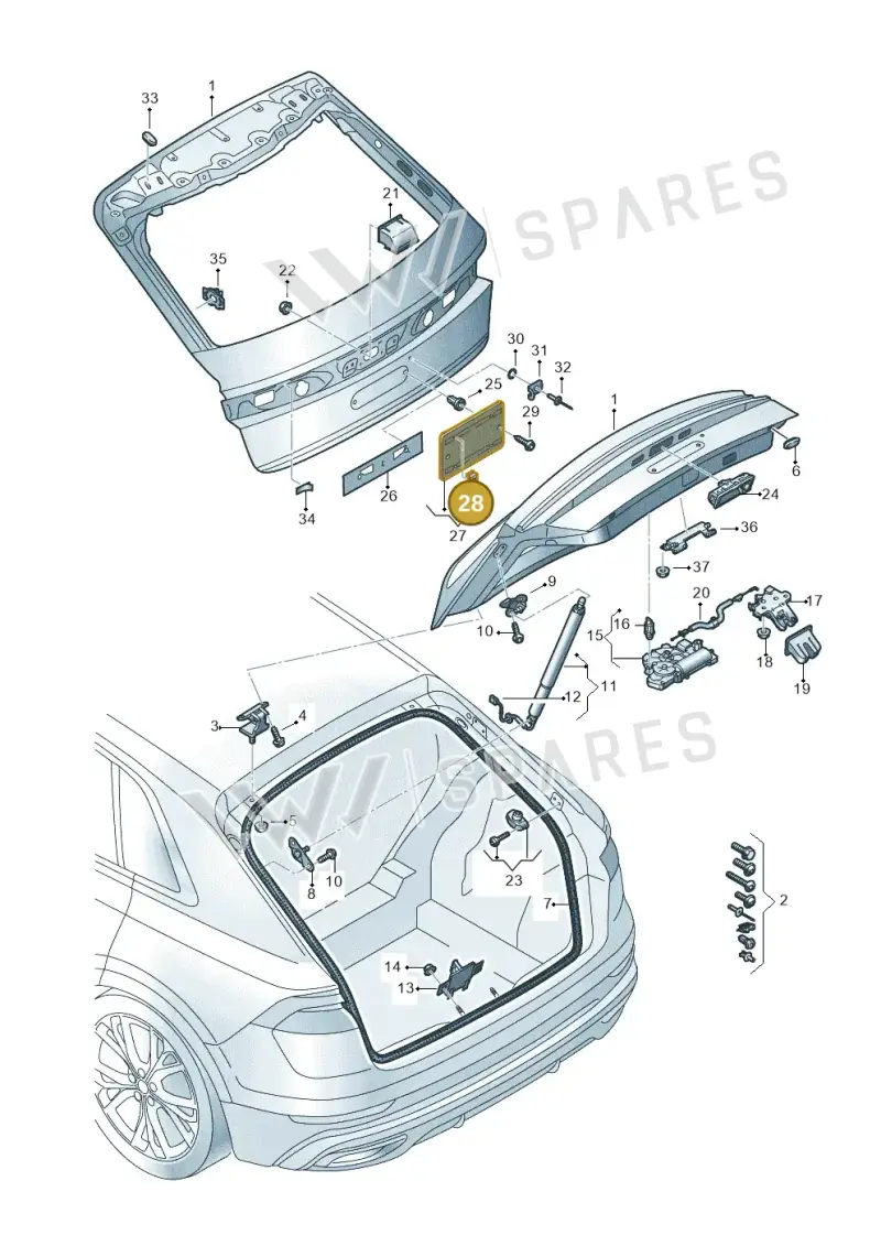 WHT003200 Volkswagen Cage Nut